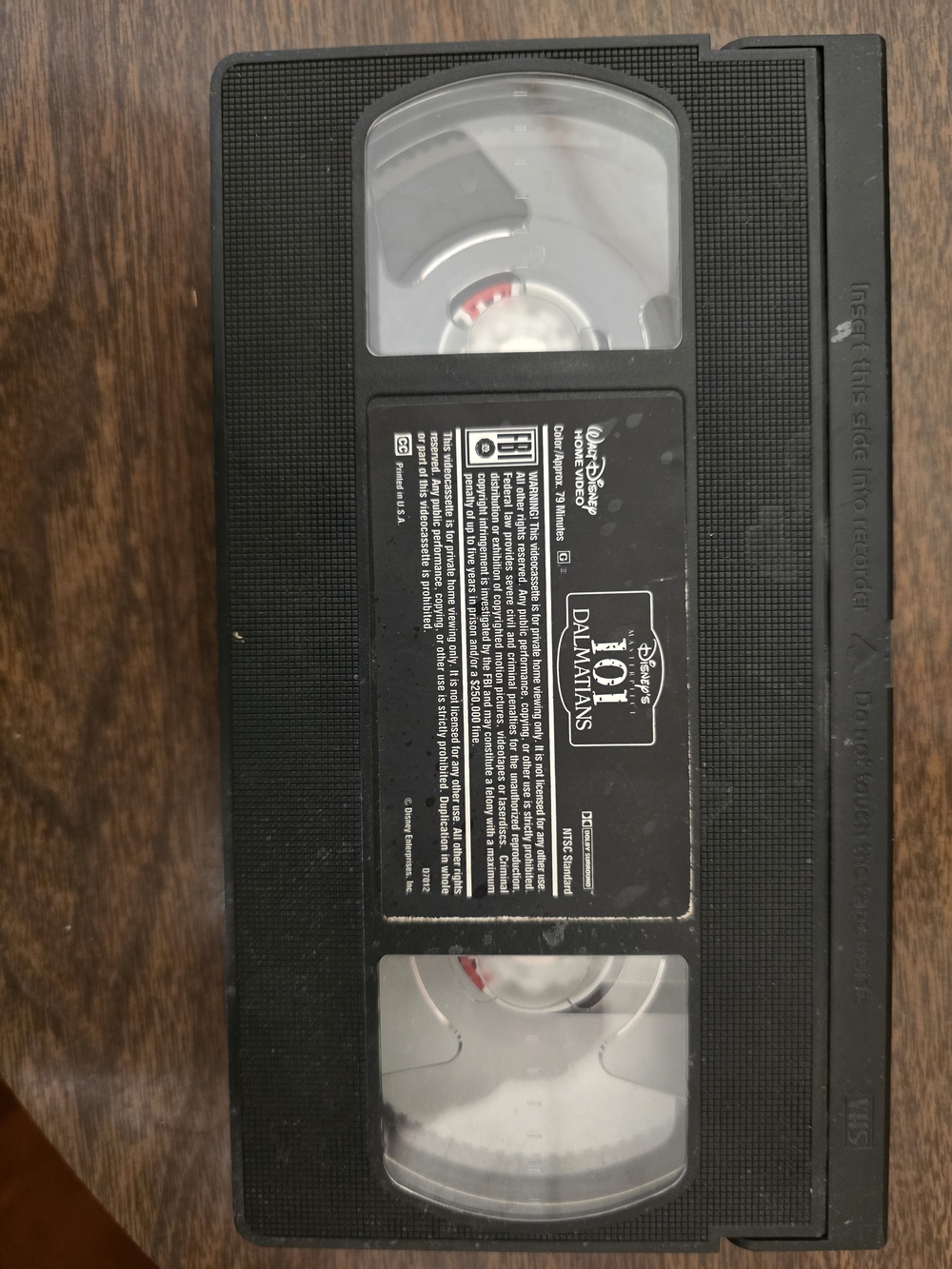 Disney 101 Dalmatians VHS Tape - Vintage